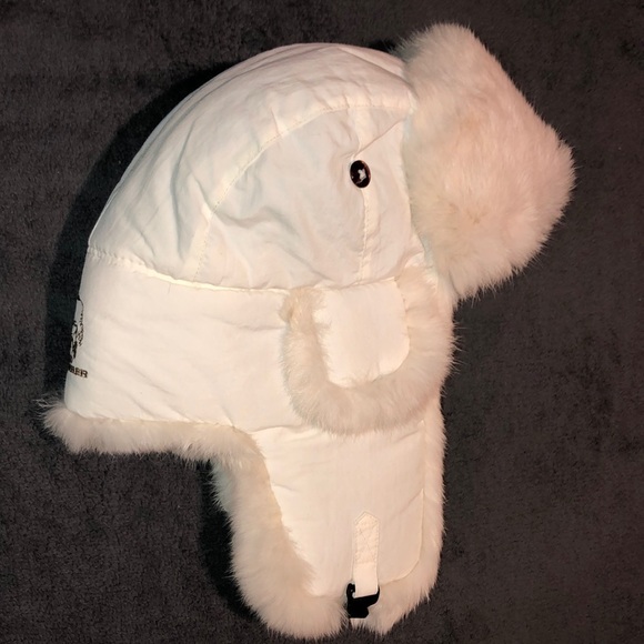 All White 0 Rabbit Mad Bomber Hat Brand 